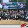 Peringati HSN, Ribuan Kader Penggerak Nahdlatul Ulama Bondowoso Gelar Apel Akbar