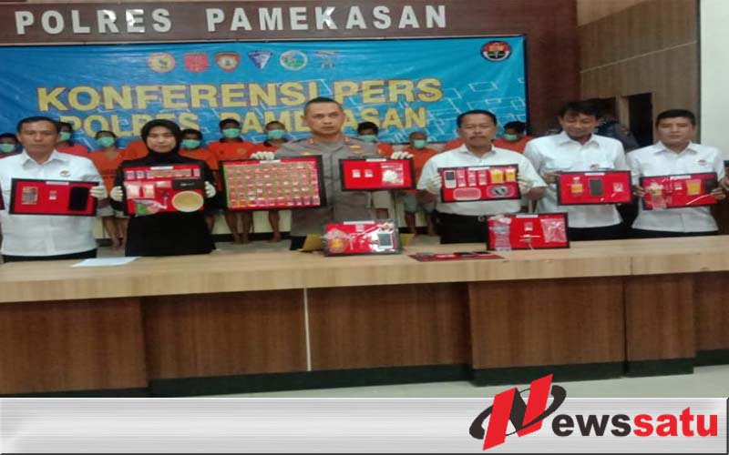 Polres Pamekasan Tangkap 17 Penyalahgunaan Narkoba