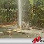 Warga Ogan Komering Ilir Digegerkan Dengan Semburan Air Setinggi 30 Meter