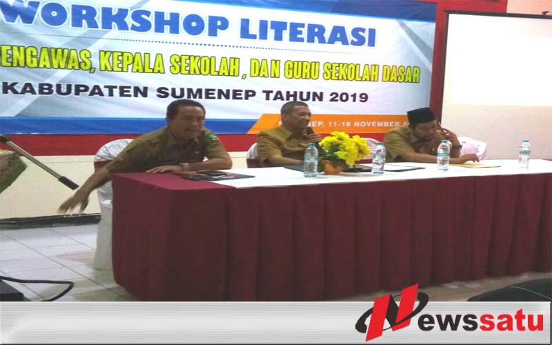 Disdik Sumenep Gelar Workshop Literasi