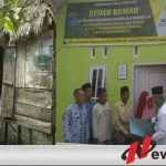 Baznas OKI Pugar Rumah Tidak Layak Huni