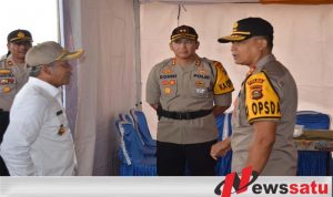 Kapolda dan Bupati OKI Tinjau Tol Trans Sumatra