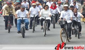 Presiden Jokowi Tinjau Rehabilitasi Pasar Johar Dan Kota Lama Semarang
