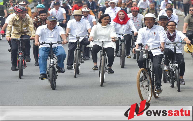 Presiden Jokowi Tinjau Rehabilitasi Pasar Johar Dan Kota Lama Semarang