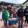 PC NU Dan LPBI NU Berikan Bantuan Sembako Pada Korban Banjir Di Sempol