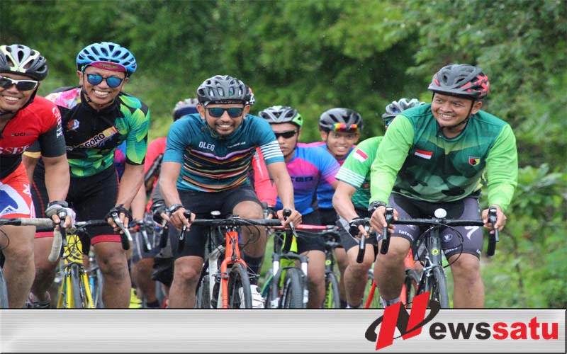 Jalin Sinergitas, Dandim 0812 Lamongan Gowes Bareng Masyarakat