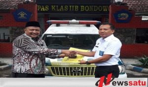 Pemkab Hibahkan Mobil Ambulance Ke Rutan Klas IIB Bondowoso