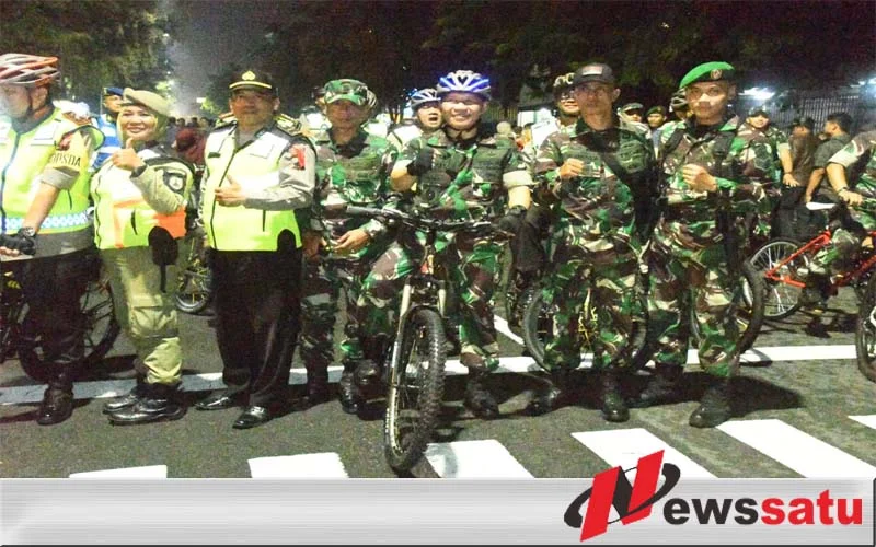 Sinergitas TNI Polri Jaga Kamtibmas Wilayah Surakarta Jelang Tahun Baru 2020