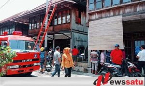 Ditinggal Melayat, Rumah Warga Mangunjaya Ogan Komering Ilir Terbakar