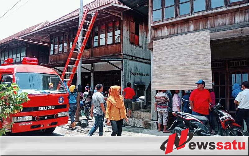 Ditinggal Melayat, Rumah Warga Mangunjaya Ogan Komering Ilir Terbakar