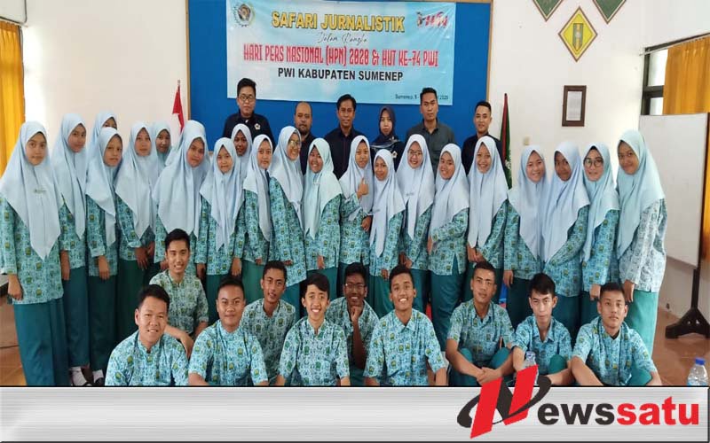 Hari Pers Nasional, PWI Sumenep Gelar Safari Jurnalistik Pada SMA Muhammadiyah
