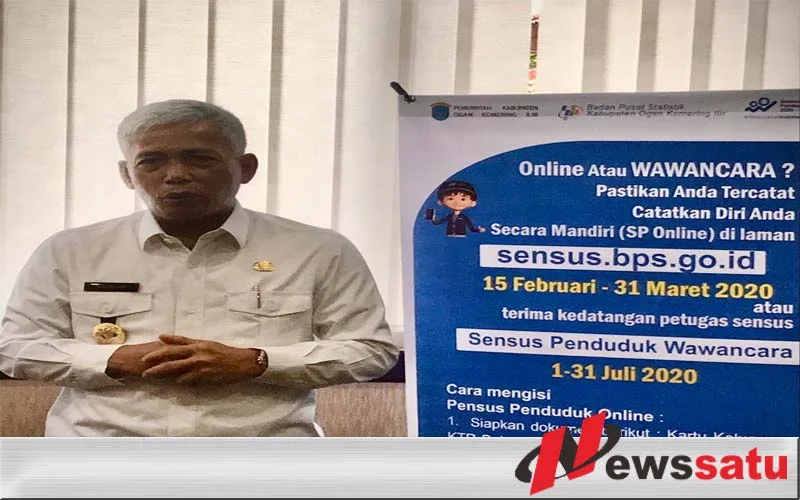 Sebar Ribuan Petugas, Pemkab OKI Targetkan 20 Persen Warga Terdata Online