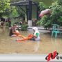 Tanggul Sungai Jebol, Rumah Warga Desa Sendir Terendam Air
