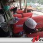 Cegah Penularan Covid-19, Pelintas Tol Kayuagung Diperiksa Suhu Tubuhnya