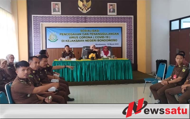Covid 19, Kejari Bondowoso Himbau Anggotanya Untuk Berlaku Hidup Sehat