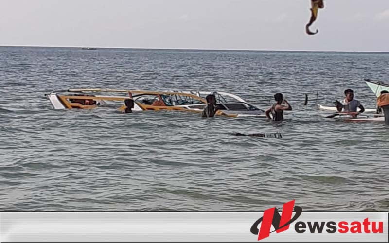 Gunakan Bom Ikan, Perahu Di Sapeken Sumenep Meledak Dan Tenggelam