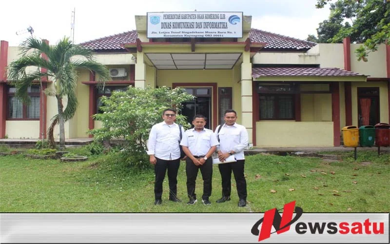 Humas OKUT Belajar Manajemen Media Massa di Diskominfo OKI