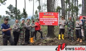 TNI Polri Tinjau Reboisasi Gunung Suket