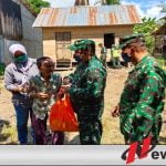Covid-19, Kodim 0402 OKI Bantu Warga Kurang Mampu