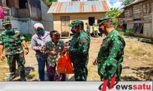 Covid-19, Kodim 0402 OKI Bantu Warga Kurang Mampu