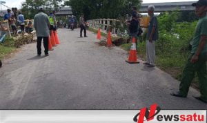 Jembatan Penghubung antar Kelurahan Dan Desa Di OKI Amblas
