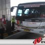 Bus Jurusan Pulau Jawa Dihadang Petugas Covid-19 Di Tol Kayuagung