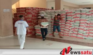 Dinsos OKI Pastikan Sampai ke Penerima Puluhan Ton Beras Dan Ratusan Dus Mie Goreng