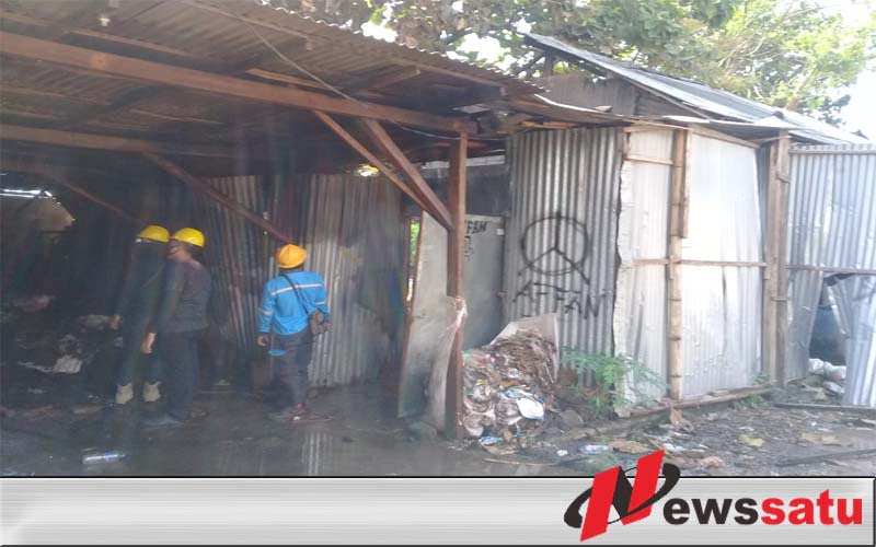 Gudang Kayu Gaharu Terbakar Di Kota Probolinggo