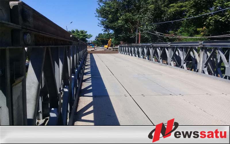 Jembatan Zaman Belanda Nyaris Ambruk Di Kota Probolinggo Dipasang Jembatan Darurat