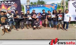Komunitas Vespa di Pakisan Bondowoso Bagi-bagi Ratusan Paket Sembako