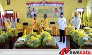 Partai Golkar Bondowoso Bagikan Ribuan Bingkisan Pada Seluruh Kader