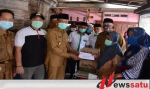 Pemkab OKI Santuni Keluarga Korban ABK yang Dilarung
