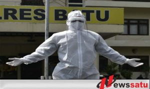 Perangi Covid-19, Polres Batu Dapat Bantuan Ratusan APD