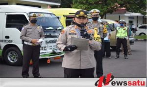 Polres Bondowoso Amankan Lima Kendaraan Mudik ke Bondowoso