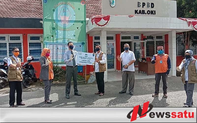 Sekretariat Gugas Covid-19 Terima Bantuan CSR Dari Bank Mandiri Syariah