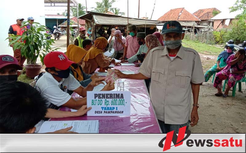 BLT-DD Tahap 1 Desa Pampangan Sebanyak 30 Persen Dari Alokasi Dana Desa