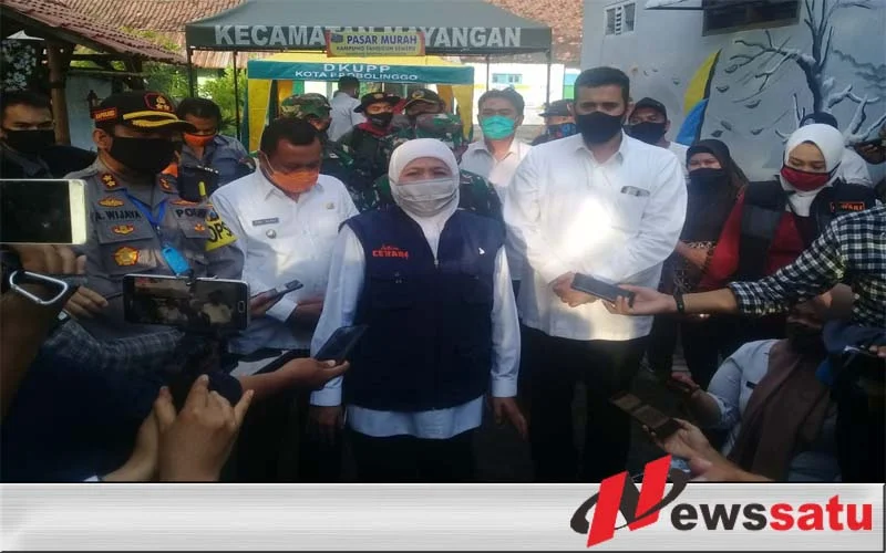 Gubernur Jatim Kunjungi Kampung Tangguh Covid-19 Di Kota Probolinggo