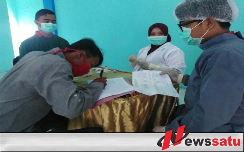 Atlet FPTI Jalani Rapid Tes Bersama Puslatkab KONI Pamekasan