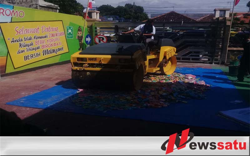 Kajari Kota Probolinggo Musnahkan BB Narkoba