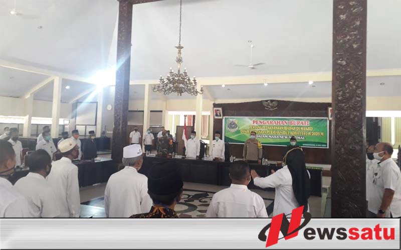 New Normal, Bupati Bondowoso Beri Arahan Pelaksaan  Sholat Masjid