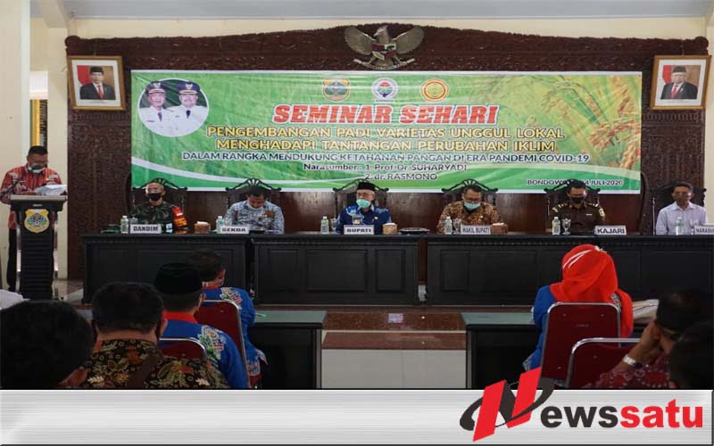 Pemkab  Bondowoso Uji Coba Pengembangan Padi Varietas Unggul