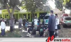Ponpes Nurul Jadid Paiton Probolinggo Gunakan Protokol Kesehatan Pada Santrinya