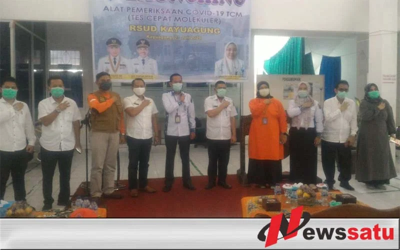 RSUD Kayuagung Launching Alat Pemeriksaan Covid-19 TCM
