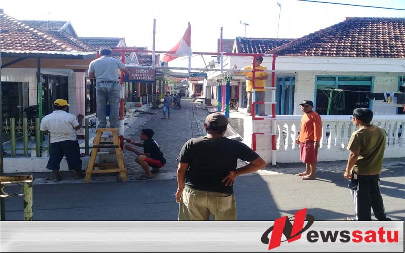 Begini Cara Biro News Satu Bersama Warga Kota Probolinggo Menyambut HUT RI Ke 75