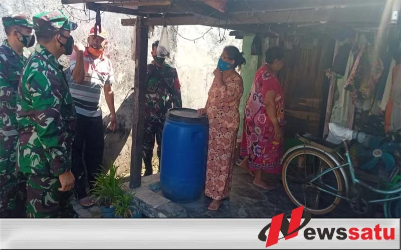 Jenderal Bintang Satu Tinjau Rumah Warga yang Jadi Sasaran Rutilahu Di Surabaya