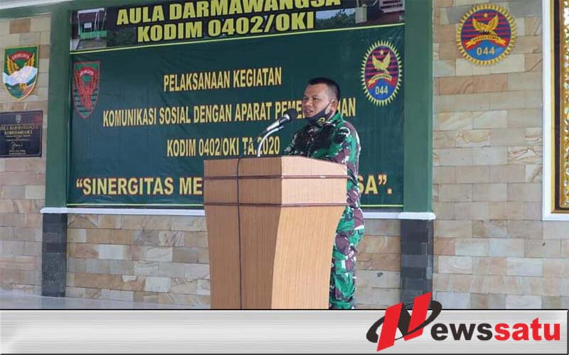 Kodim 0402 OKI Wujudkan Ketahanan Wilayah Yang Tertib, Aman Dan Lancar