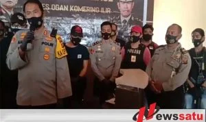 Polres OKI OTT Oknum Ormas Dikantor Inspektorat
