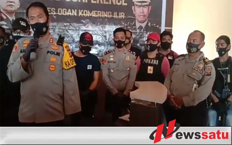 Polres OKI OTT Oknum Ormas Dikantor Inspektorat