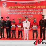 Ratusan Napi Lapas Klas IIB Kayuagung Ogan Komering Ilir Dapat Remisi