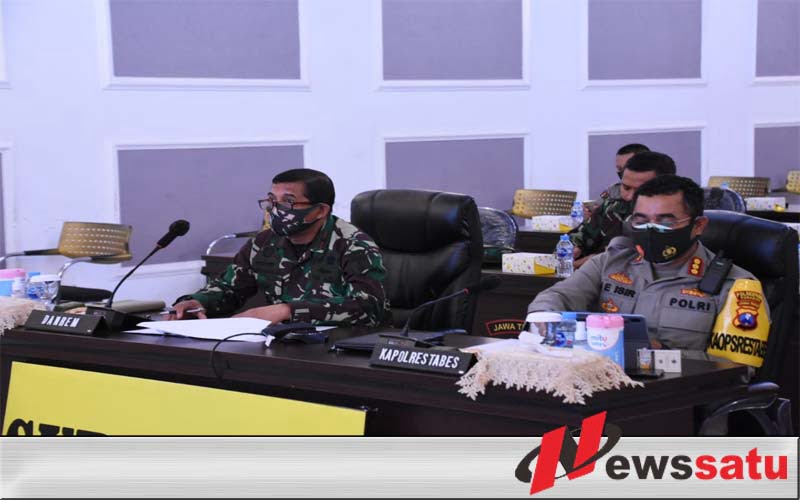 TNI-Polri Surabaya Bahas Penerapan Inpres 06 Tahun 2020